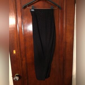 Black on black leopard print leggings (torrid size 4)